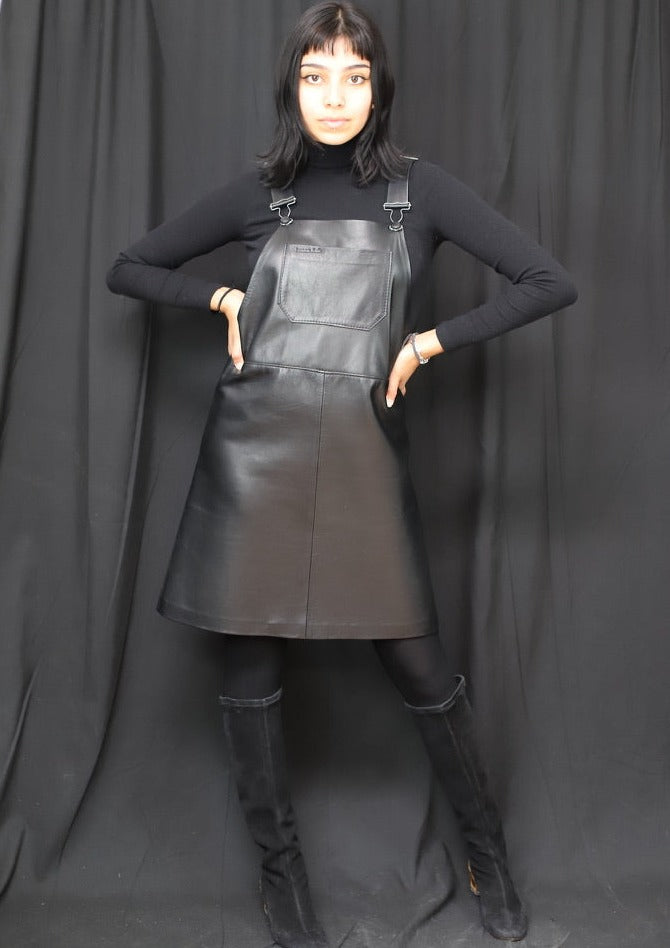 Leather Overall Extra Large / Black