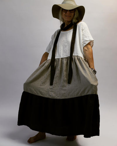 Linen "French Peasant" Dress