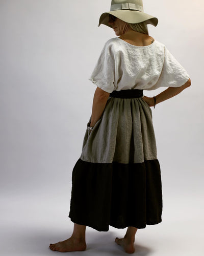 Linen "French Peasant" Dress
